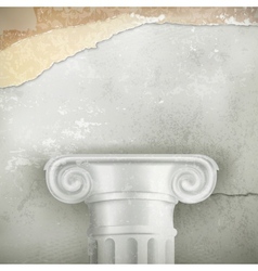Column vintage background vector image