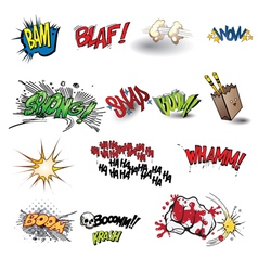 Comic vector image