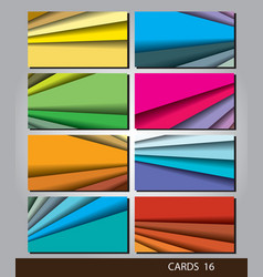 Business cards vector image