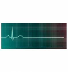 Heart rate monitor vector image