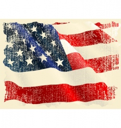 Usa flag theme vector image