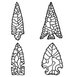 Arrowhead Drawings vector image