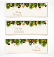 Christmas banner vector image