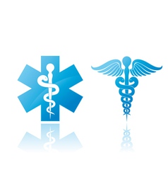 Medical signs vector image