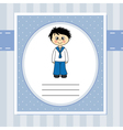 First Communion Invitation Card vector image