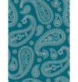 Indian pattern with paisley vector image