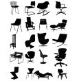 Classic chairs vector image