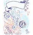 Notebook doodles vector image