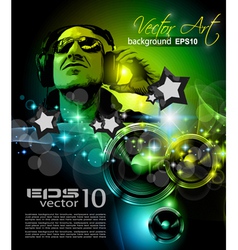 Disco Poster vector image
