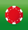Poker chips vector image