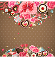 Valentines card vector image