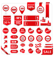Price tags vector image