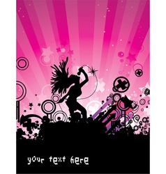 Concert poster vector image