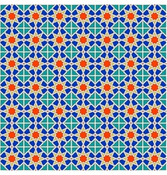 Seamless Moroccan pattern background vector image