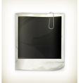 Photo frame vector image