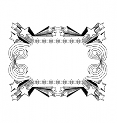 Sketchy frame vector image