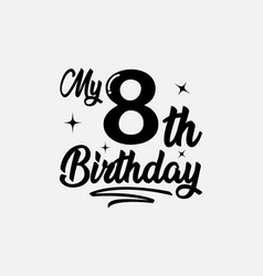 Happy birthday to you hand lettering phrase Vector Image