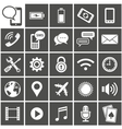 Mobile Interface Icons vector image