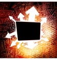 Grungy banner vector image