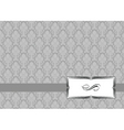 Vector small ribbon frame and background vector image
