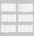 Brochure templates vector image