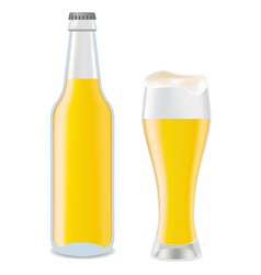 Beer glass vector image