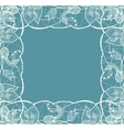 floral lace vector image vector image