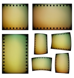 Negative film templates vector image