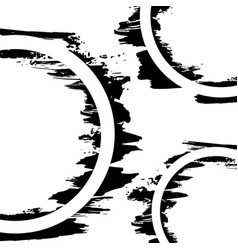 Circle grunge frames background vector image