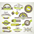 Fruit Product Labels vector image