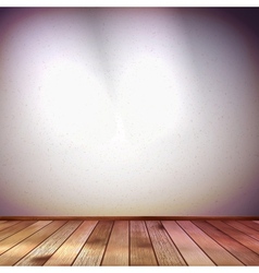 Wall with a spot illumination EPS 10 vector image
