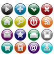Web icons set vector image