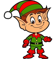 Christmas Elf vector image