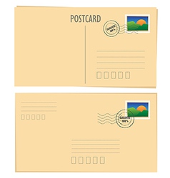Postcard vector image