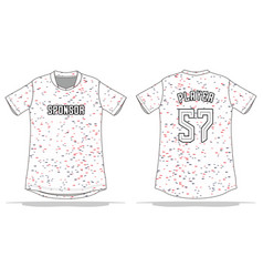 Sport uniform pattern background design Royalty Free Vector