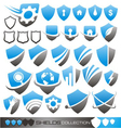Security shield - symbols icons and logo concepts vector image