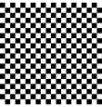 Black and white checkered abstract background vector image