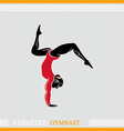 Athlete Gymnast vector image