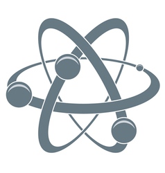 Icon of atom vector image
