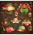 Christmas vintage vector image