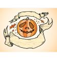 Pumpkin banners vector image