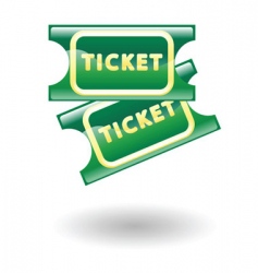 Tickets illustration vector image