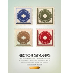 Stamps vector image