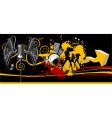 Music background vector image
