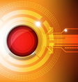 Modern button technology concept vector image