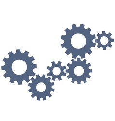 Abstract gear wheels vector image