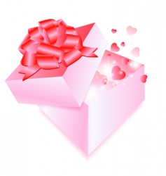 Gift box vector image