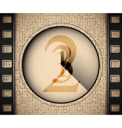 Start the film Start the film vector image