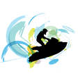 Jetski vector image