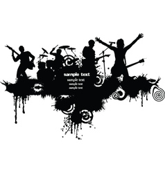 Rock band vector image